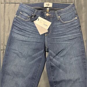 PAIGE Women's Skinny Jeans in Deep Blue